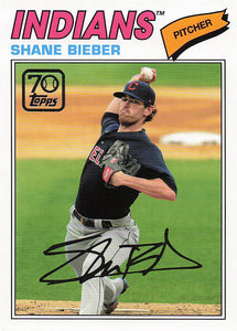 2021 Topps 70 Years of Topps Baseball Series 2 Shane Bieber #70YT-27