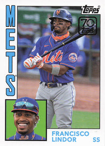 2021 Topps 70 Years of Topps Baseball Series 2 Francisco Lindor #70YT-34