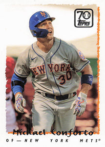 2021 Topps 70 Years of Topps Baseball Series 2 Michael Conforto #70YT-45