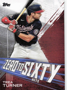 2021 Topps Zero to Sixty Trea Turner #ZTS-9