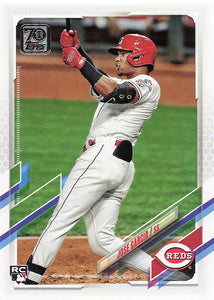 2021 Topps Series 2 Advanced Stats Back 018/300 Jose Garcia #374 RC