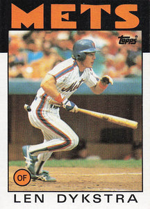 1986 Topps Lenny Dykstra #53 RC