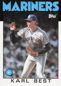 1986 Topps Karl Best #61 RC