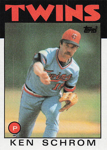 1986 Topps Ken Schrom #71
