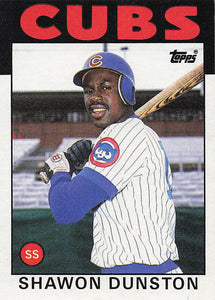 1986 Topps Shawon Dunston #72