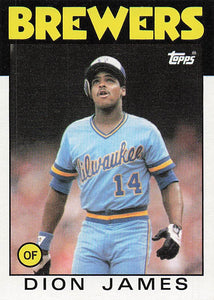 1986 Topps Dion James #76