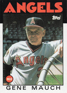 1986 Topps Gene Mauch #81