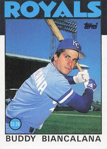 1986 Topps Buddy Biancalana #99