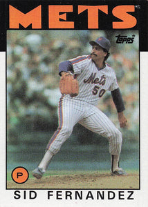 1986 Topps Sid Fernandez #104