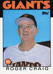 1986 Topps Roger Craig #111