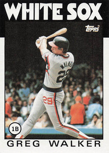 1986 Topps Greg Walker #123