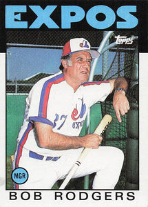1986 Topps Bob Rodgers #141