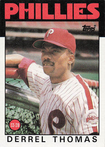 1986 Topps Derrel Thomas #158