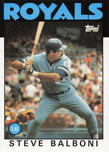 1986 Topps Steve Balboni #164