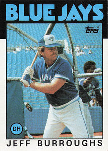 1986 Topps Jeff Burroughs #168