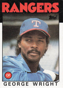 1986 Topps George Wright #169