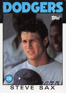 1986 Topps Steve Sax #175