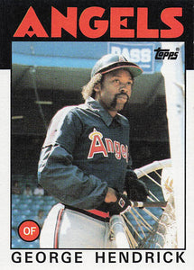 1986 Topps George Hendrick #190