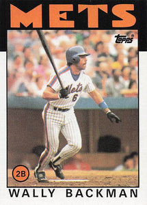 1986 Topps Wally Backman #191