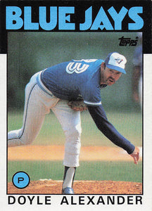 1986 Topps Doyle Alexander #196