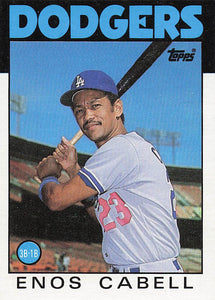 1986 Topps Enos Cabell #197
