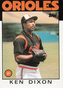 1986 Topps Ken Dixon #198