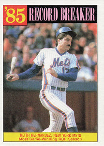 1986 Topps Keith Hernandez #203