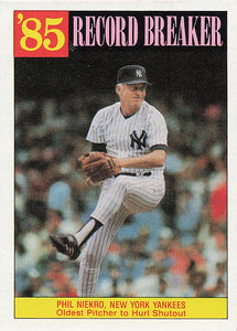 1986 Topps Phil Niekro #204