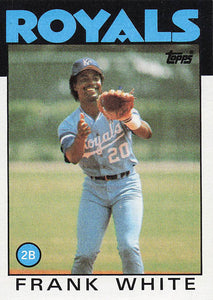 1986 Topps Frank White #215