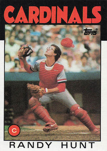 1986 Topps Randy Hunt #218 RC