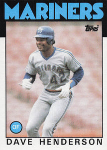 1986 Topps Dave Henderson #221