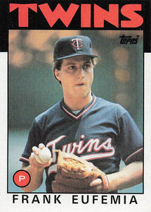 1986 Topps Frank Eufemia #236 RC