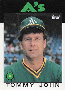1986 Topps Tommy John #240