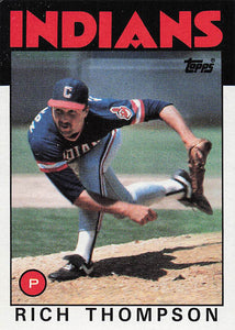 1986 Topps Rich Thompson #242 RC