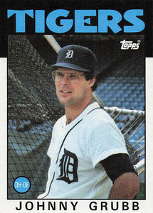 1986 Topps Johnny Grubb #243
