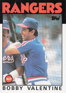 1986 Topps Bobby Valentine #261
