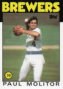 1986 Topps Paul Molitor #267