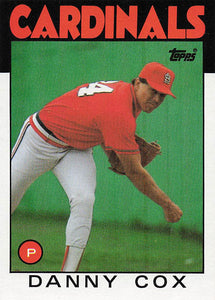 1986 Topps Danny Cox #294