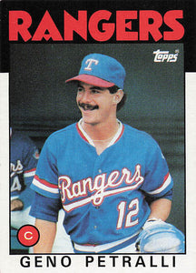 1986 Topps Geno Petralli #296