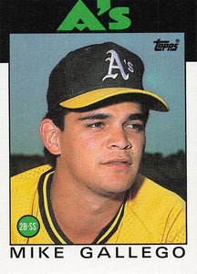 1986 Topps Mike Gallego #304 RC