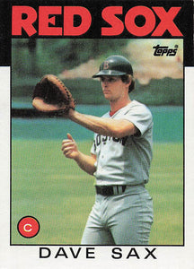 1986 Topps Dave Sax #307