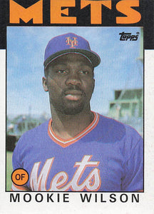 1986 Topps Mookie Wilson #315