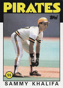 1986 Topps Sam Khalifa #316 RC