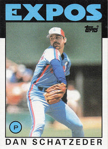 1986 Topps Dan Schatzeder #324