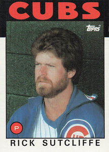 1986 Topps Rick Sutcliffe #330