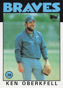 1986 Topps Ken Oberkfell #334