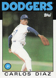 1986 Topps Carlos Diaz #343