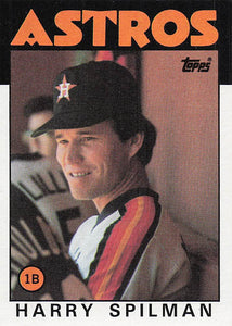 1986 Topps Harry Spilman #352
