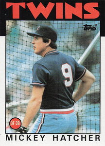 1986 Topps Mickey Hatcher #356