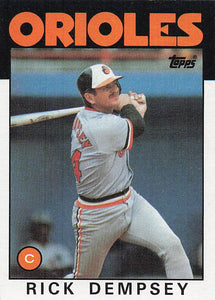 1986 Topps Rick Dempsey #358